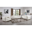  Manufacturer Color_Cream -- Mallina Cream Vegan Leather Upholstered Chair IMAGE 9