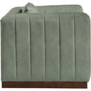  Manufacturer Color_Green -- Mallina Green Vegan Leather Upholstered Chair IMAGE 5