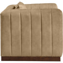 Meridian Mallina Tan Vegan Leather Chair IMAGE 5