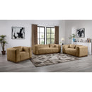  Manufacturer Color_Tan -- Mallina Tan Vegan Leather Upholstered Chair IMAGE 9