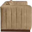  Manufacturer Color_Tan -- Mallina 67" Tan Vegan Leather Upholstered Loveseat IMAGE 5