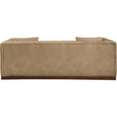  Manufacturer Color_Tan -- Mallina 90.5" Tan Vegan Leather Upholstered Sofa IMAGE 3