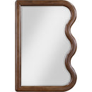  Meridian Winnie Brown Poplar Wood Frame Mirror IMAGE 3