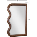  Meridian Winnie Brown Poplar Wood Frame Mirror IMAGE 6