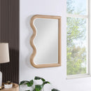  Meridian Winnie Natural Poplar Wood Frame Mirror IMAGE 2