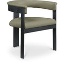  Color_Olive -- Romeo Olive Green Vegan Leather Upholstered Dining Chair IMAGE 1