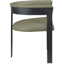  Color_Olive -- Romeo Olive Green Vegan Leather Upholstered Dining Chair IMAGE 6