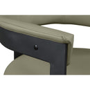  Color_Olive -- Romeo Olive Green Vegan Leather Upholstered Dining Chair IMAGE 8