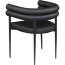 Meridian Lavina Black Vegan Leather Dining Chair IMAGE 6