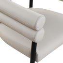  Color_Taupe -- Lavina Taupe Vegan Leather Upholstered Dining Chair IMAGE 7