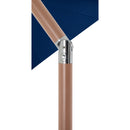  Meridian Fiji Navy Water Resistant Fabric And Aluminum Patio Umbrella with Base Set IMAGE 13