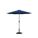  Meridian Fiji Navy Water Resistant Fabric And Aluminum Patio Umbrella with Base Set IMAGE 3