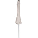 Meridian Fiji Beige Water Resistant Fabric And Aluminum Patio Umbrella IMAGE 3