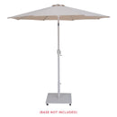  Meridian Fiji Beige Water Resistant Fabric And Aluminum Patio Umbrella IMAGE 9
