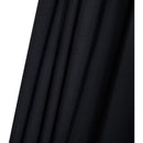  Meridian Fiji Black Water Resistant Fabric And Aluminum Patio Umbrella with Base Set IMAGE 18