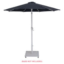 Meridian Fiji Black Water Resistant Fabric And Aluminum Patio Umbrella IMAGE 9