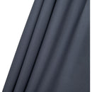  Meridian Fiji Grey Water Resistant Fabric And Aluminum Patio Umbrella with Base Set IMAGE 18