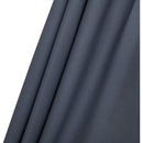  Meridian Fiji Grey Water Resistant Fabric And Aluminum Patio Umbrella with Base Set IMAGE 15