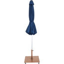  Meridian Fiji Navy Water Resistant Fabric And Aluminum Patio Umbrella with Base Set IMAGE 14