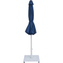  Meridian Fiji Navy Water Resistant Fabric And Aluminum Patio Umbrella with Base Set IMAGE 14