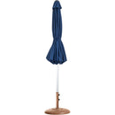  Meridian Fiji Navy Water Resistant Fabric And Aluminum Patio Umbrella with Base Set IMAGE 11