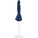 Meridian Fiji Navy Water Resistant Fabric And Aluminum Patio Umbrella with Base Set IMAGE 11