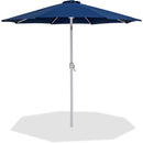  Meridian Fiji Navy Water Resistant Fabric And Aluminum Patio Umbrella IMAGE 1