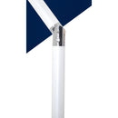  Meridian Fiji Navy Water Resistant Fabric And Aluminum Patio Umbrella IMAGE 6