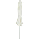  Meridian Fiji White Water Resistant Fabric And Aluminum Patio Umbrella IMAGE 3