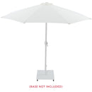  Meridian Fiji White Water Resistant Fabric And Aluminum Patio Umbrella IMAGE 9