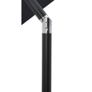  Meridian Fiji Black Water Resistant Fabric And Aluminum Patio Umbrella with Base Set IMAGE 15