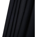  Meridian Fiji Black Water Resistant Fabric And Aluminum Patio Umbrella with Base Set IMAGE 17