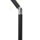  Meridian Fiji Black Water Resistant Fabric And Aluminum Patio Umbrella with Base Set IMAGE 13