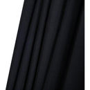  Meridian Fiji Black Water Resistant Fabric And Aluminum Patio Umbrella with Base Set IMAGE 15