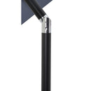  Meridian Fiji Grey Water Resistant Fabric And Aluminum Patio Umbrella IMAGE 6