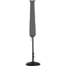  Meridian Fiji White Water Resistant Fabric And Aluminum Patio Umbrella with Base Set IMAGE 12