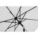  Meridian Fiji White Water Resistant Fabric And Aluminum Patio Umbrella IMAGE 7