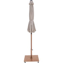  Meridian Amalfi Beige Water Resistant Fabric And Aluminum Patio Umbrella with Base Set IMAGE 13