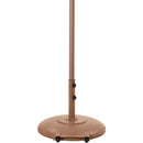  Meridian Amalfi Beige Water Resistant Fabric And Aluminum Patio Umbrella with Base Set IMAGE 5