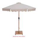  Meridian Amalfi Beige Water Resistant Fabric And Aluminum Patio Umbrella IMAGE 9
