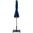  Meridian Amalfi Navy Water Resistant Fabric And Aluminum Patio Umbrella with Base Set IMAGE 13