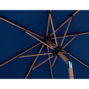  Meridian Amalfi Navy Water Resistant Fabric And Aluminum Patio Umbrella with Base Set IMAGE 16