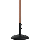  Meridian Amalfi Navy Water Resistant Fabric And Aluminum Patio Umbrella with Base Set IMAGE 4