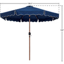  Meridian Amalfi Navy Water Resistant Fabric And Aluminum Patio Umbrella IMAGE 10