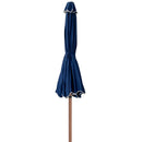  Meridian Amalfi Navy Water Resistant Fabric And Aluminum Patio Umbrella IMAGE 3