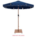  Meridian Amalfi Navy Water Resistant Fabric And Aluminum Patio Umbrella IMAGE 9