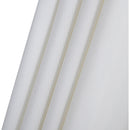  Meridian Amalfi White Water Resistant Fabric And Aluminum Patio Umbrella with Base Set IMAGE 17