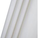  Meridian Amalfi White Water Resistant Fabric And Aluminum Patio Umbrella with Base Set IMAGE 17