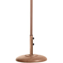  Meridian Amalfi White Water Resistant Fabric And Aluminum Patio Umbrella with Base Set IMAGE 4