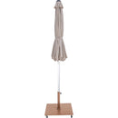  Meridian Amalfi Beige Water Resistant Fabric And Aluminum Patio Umbrella with Base Set IMAGE 13